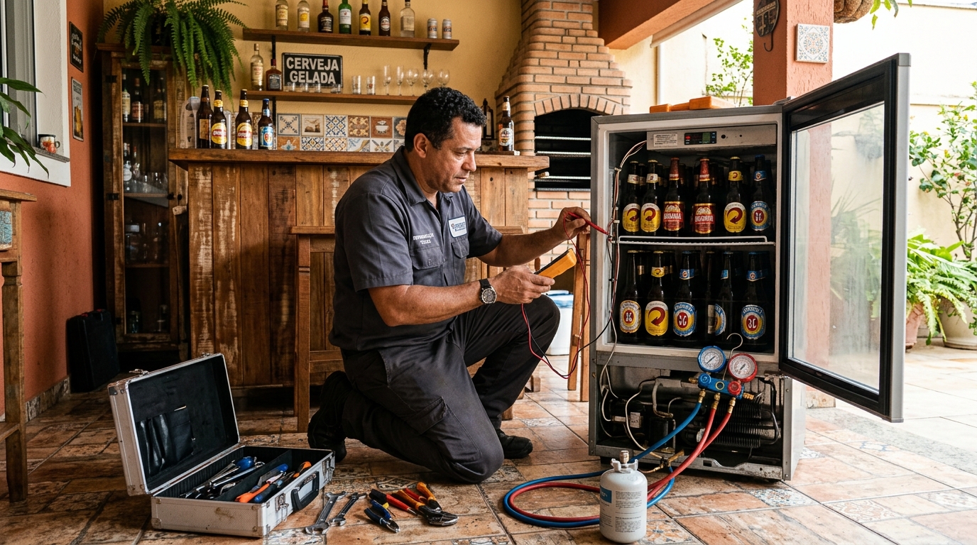 Assistência para Cervejeira Comercial na Santa Fé, Cuiabá‑MT