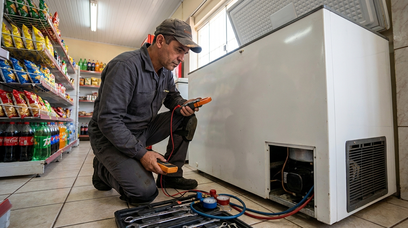 Recuperação de Refrigeração nos Altos do Cerrado, Cuiabá‑MT